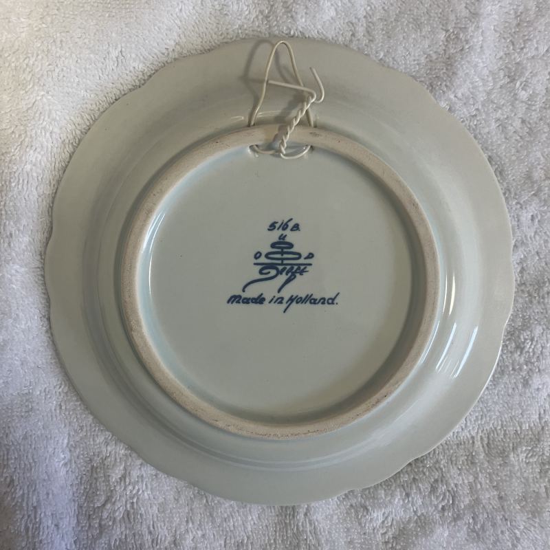 Delfts blauw bord Ø 16 cm