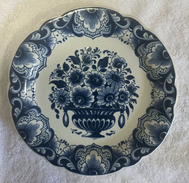Delfts blauw bord Ø 16 cm