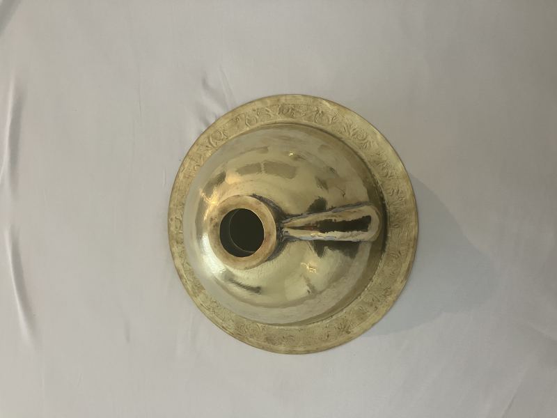 Marokkaanse handgemaakte koperen waskom 2