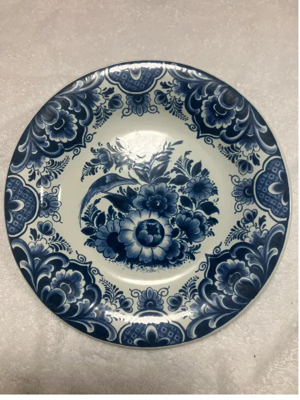 Delfts blauw bord Ø 24½ cm