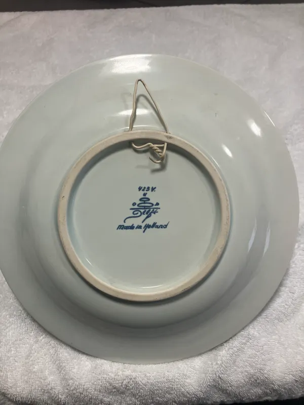 Delfts blauw bord Ø 24½ cm