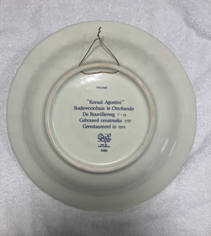 Delfts blauw bord Ø 34 cm