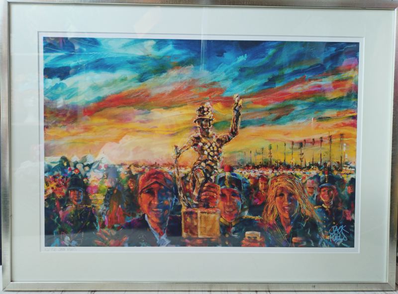 Gelimiteerde zeefdruk / glicee van Jac Poels