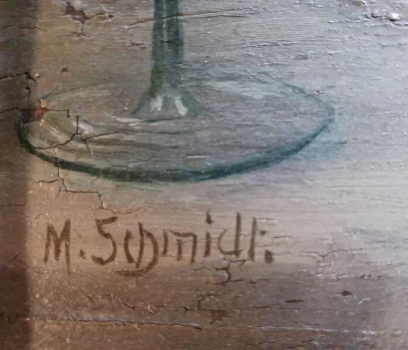 Olieverf schilderij van M. Schmidt ST-01.01