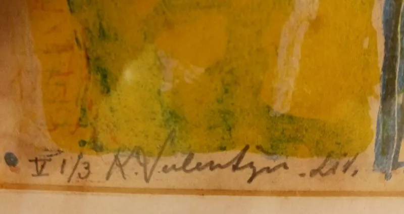 Schilderij van Kees Salentijn. ST-04.01