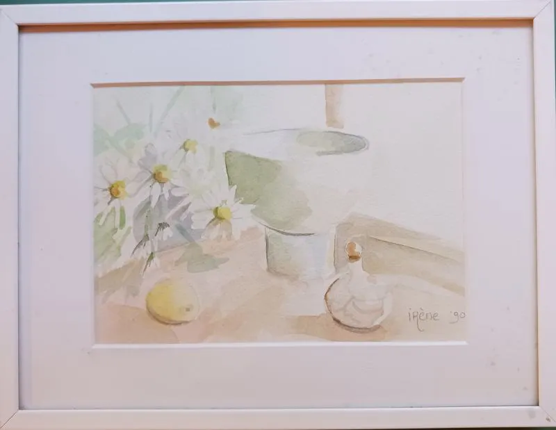 Aquarel van Irene Wedemijer, deel van drieluik ST-06-01