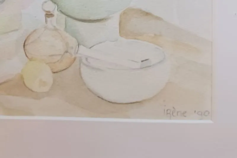 Aquarel van Irene Wedemijer, deel van drieluik ST-06-02