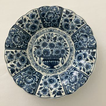 Delfts blauw bord Ø 22 cm