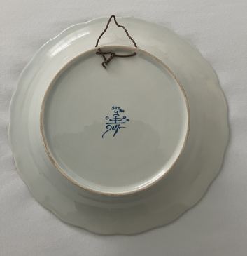 Delfts blauw bord Ø 22 cm