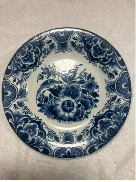 Delfts blauw bord Ø 24½ cm