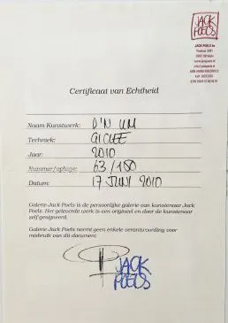 Gelimiteerde zeefdruk / glicee van Jac Poels