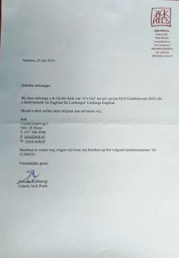 Gelimiteerde zeefdruk / glicee van Jac Poels