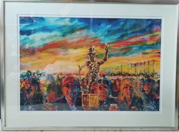 Gelimiteerde zeefdruk / glicee van Jac Poels