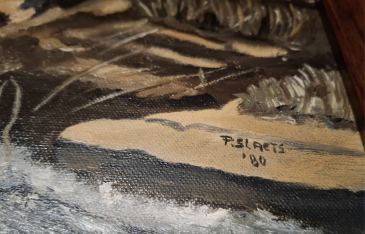 Schilderij gemaakt door Piet Slaets uit Liessel