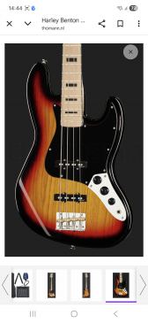 Harley Benton basgitaar met versterker