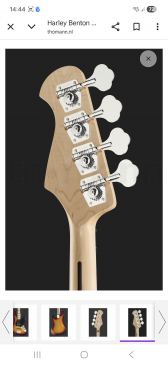 Harley Benton basgitaar met versterker