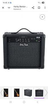 Harley Benton basgitaar met versterker