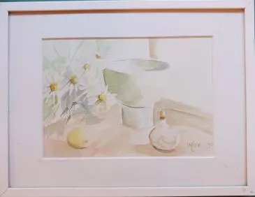 Aquarel van Irene Wedemijer, deel van drieluik ST-06-01