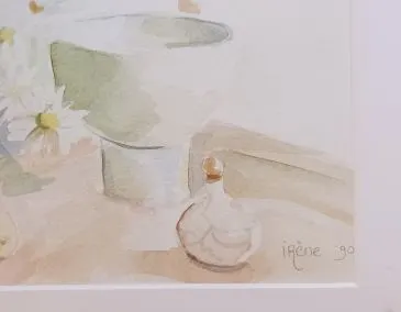Aquarel van Irene Wedemijer, deel van drieluik ST-06-01