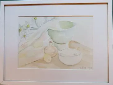 Aquarel van Irene Wedemijer, deel van drieluik ST-06-02