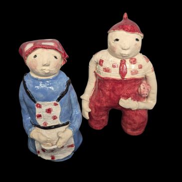 Handgemaakte keramische beeldjes NdS-03